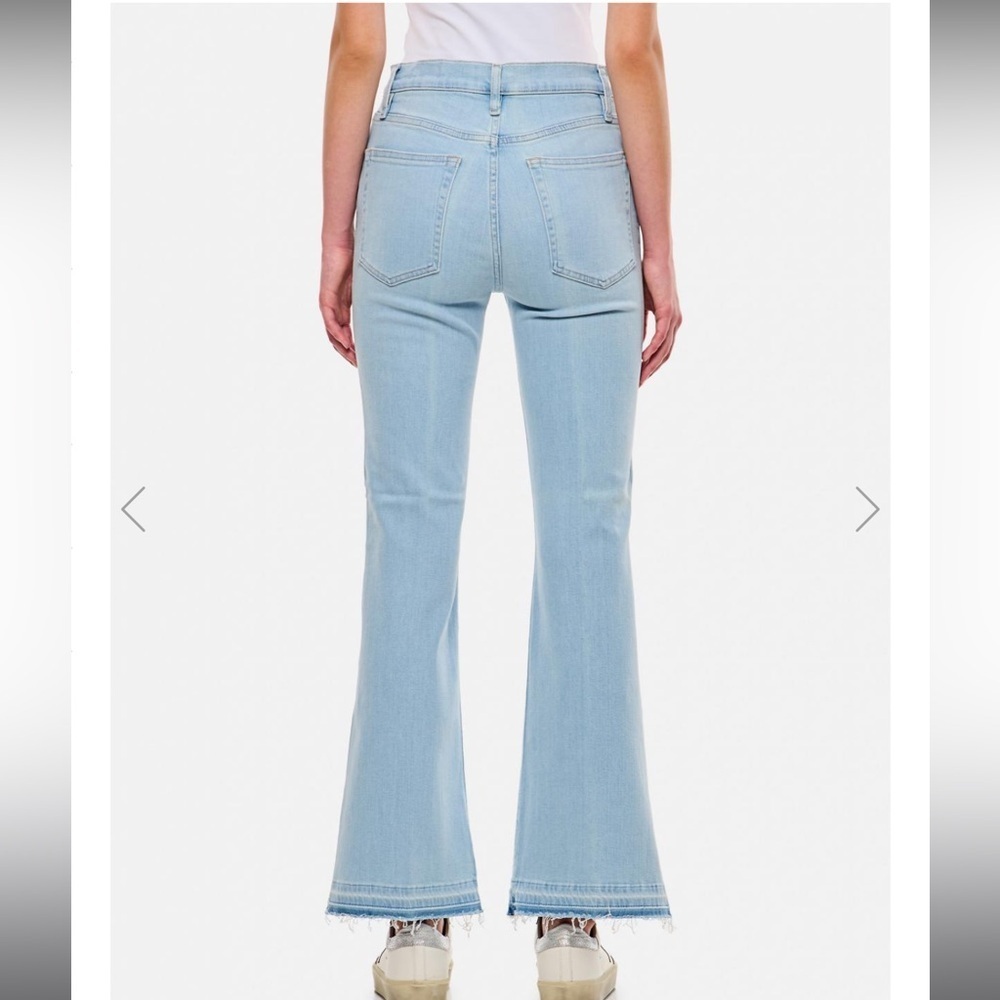 Frame Le Easy Flare Fray Side Slit Size 31 - Picture 3 of 10